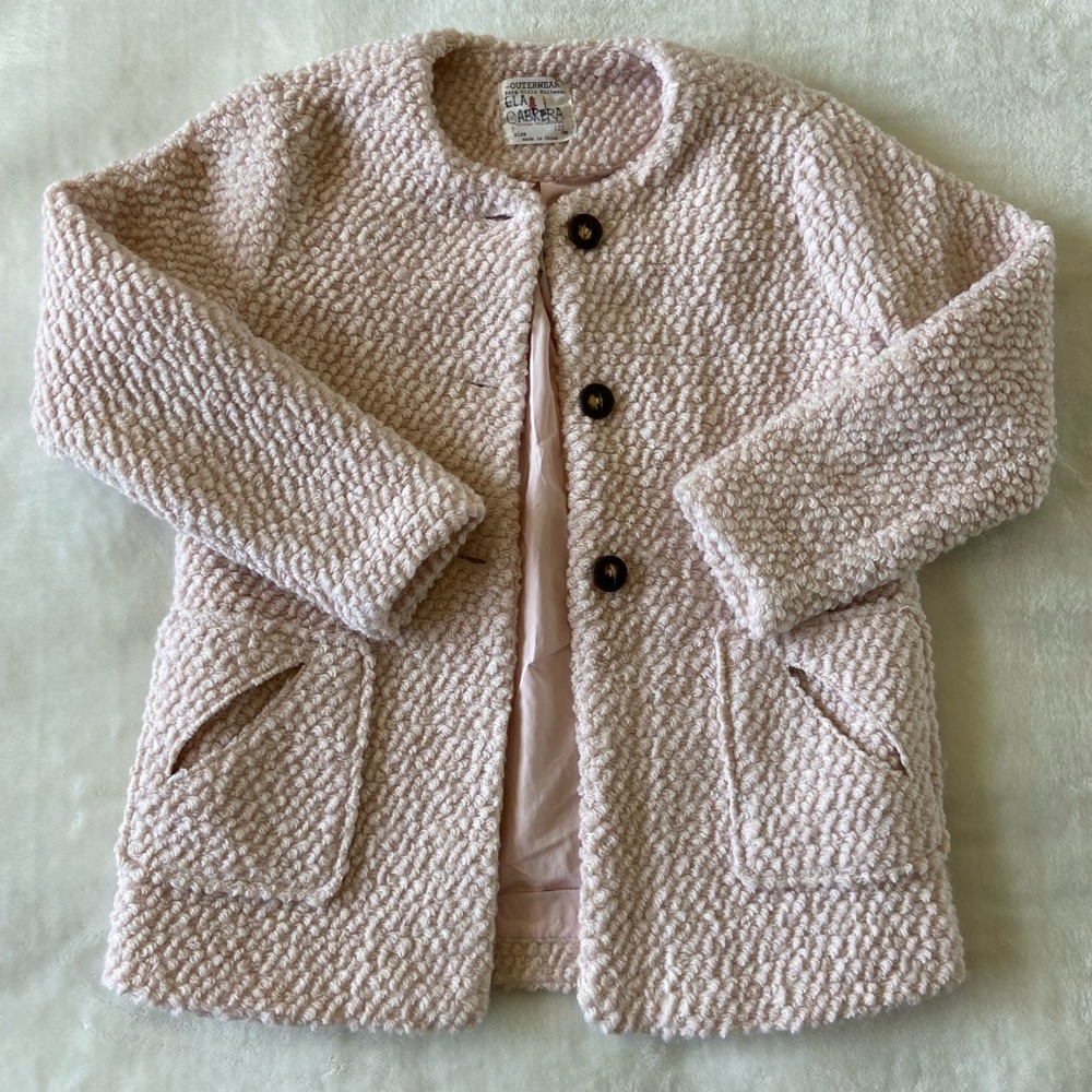 Zara Kids Pink Textured Jacket